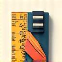 Ikon som representerer et målebånd og en blyant.